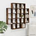 vidaXL Wall Shelf White 100 x 13 x 100 cm Engineered Wood