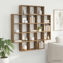vidaXL Wall Shelf White 100 x 13 x 100 cm Engineered Wood