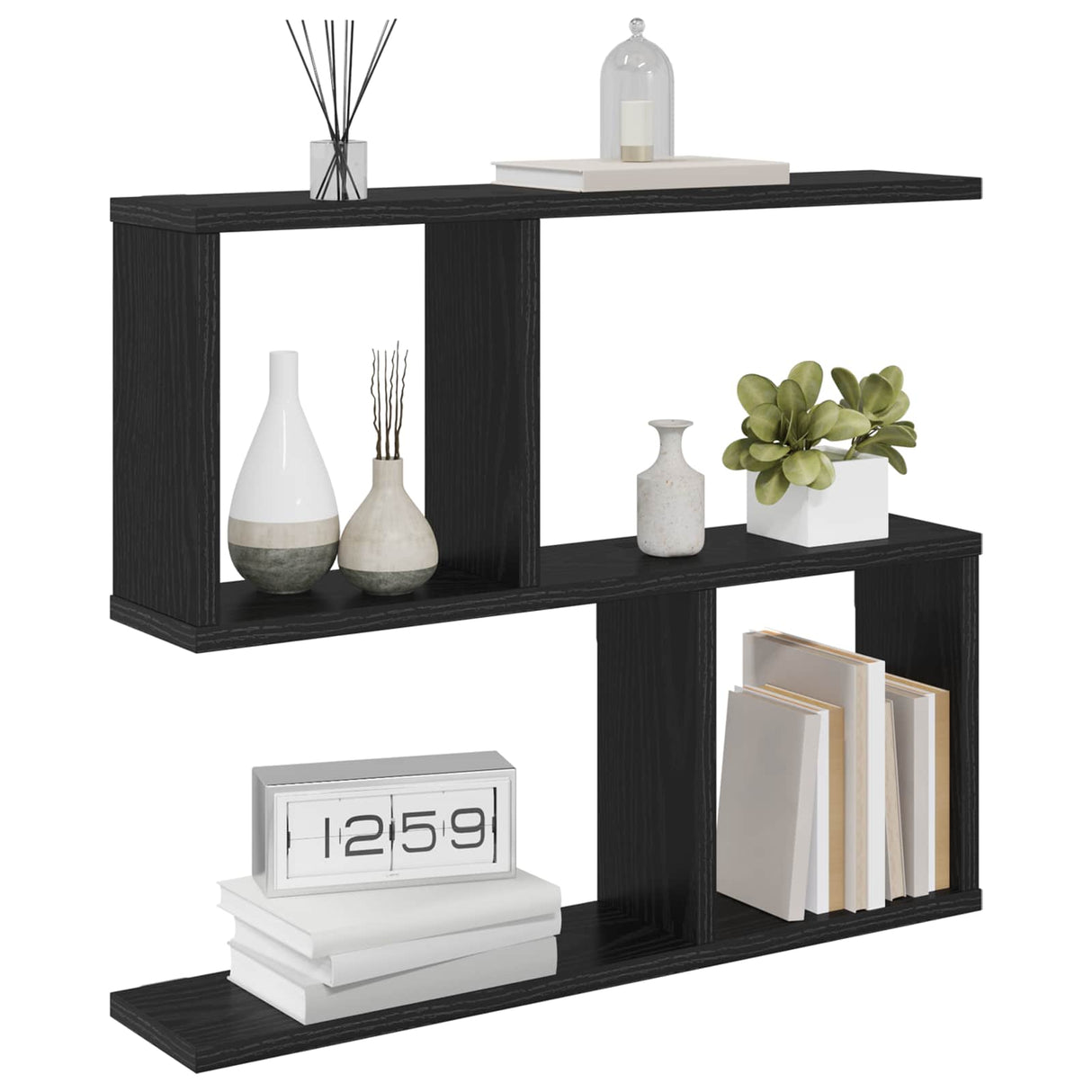 vidaXL Wandplank Wit 60 x 12 x 50,5 cm Bewerkt hout