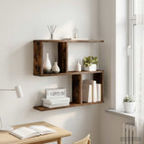 vidaXL Wandplank Wit 60 x 12 x 50,5 cm Bewerkt hout
