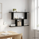 vidaXL Wall Shelf White 80x15x50.5 cm Engineered Wood
