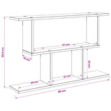 vidaXL Wall Shelf White 80x15x50.5 cm Engineered Wood