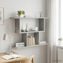 vidaXL Wall Shelf White 80x15x50.5 cm Engineered Wood