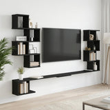 vidaXL Wandgemonteerd TV Rek Wit 180 x 15 x 94 cm Bewerkt hout