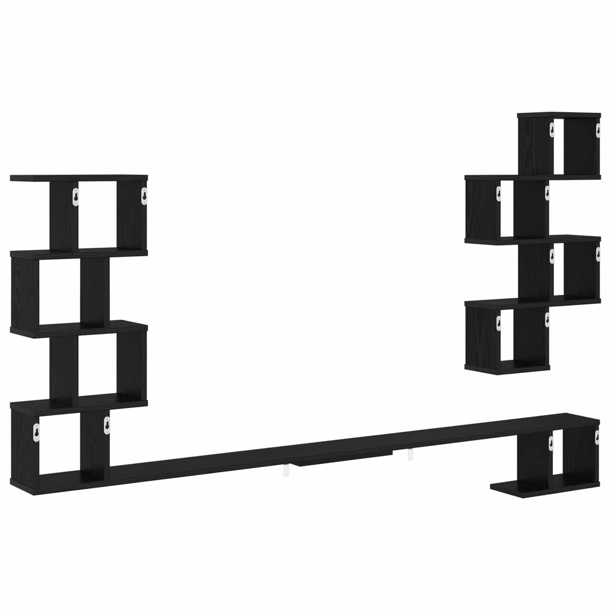 vidaXL Wandgemonteerd TV Rek Wit 180 x 15 x 94 cm Bewerkt hout