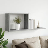 vidaXL Zwevende schappen Wit 80 x 15 x 30 cm Bewerkt hout