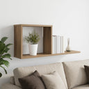 vidaXL Zwevende schappen Wit 80 x 15 x 30 cm Bewerkt hout