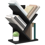 vidaXL Boomboekenplank 3-laags 30 x 18 x 40 cm Bewerkt hout Wit