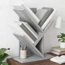 vidaXL Boomboekenplank 3-laags 30 x 18 x 40 cm Bewerkt hout Wit