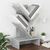 vidaXL Boomboekenplank 3-laags 30 x 18 x 40 cm Bewerkt hout Wit