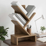 vidaXL Boomboekenplank 3-laags 30 x 18 x 40 cm Bewerkt hout Wit