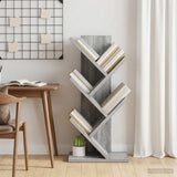 vidaXL Boomboekenplank 3-laags 30 x 18 x 40 cm Bewerkt hout Wit
