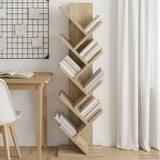 vidaXL Boomboekenplank 3-laags 30 x 18 x 40 cm Bewerkt hout Wit