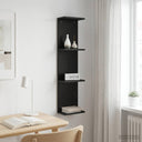 vidaXL Wandplank Wit 25 x 15 x 100 cm Bewerkt hout