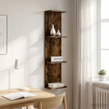 vidaXL Wandplank Wit 25 x 15 x 100 cm Bewerkt hout
