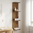vidaXL Wandplank Wit 25 x 15 x 100 cm Bewerkt hout
