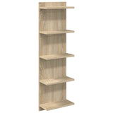 vidaXL Wandplank Wit 25 x 15 x 100 cm Bewerkt hout
