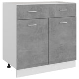 vidaXL Wastafelonderkast 80x46x81,5cm bewerkt hout sonoma eikenkleurig