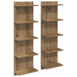 vidaXL Wandplank Wit 25 x 15 x 100 cm Bewerkt hout
