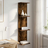 vidaXL Wandplank Wit 25 x 15 x 100 cm Bewerkt hout