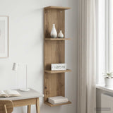 vidaXL Wandplank Wit 25 x 15 x 100 cm Bewerkt hout