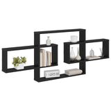 vidaXL Wandplank Wit 130 x 10 x 50 cm Bewerkt hout