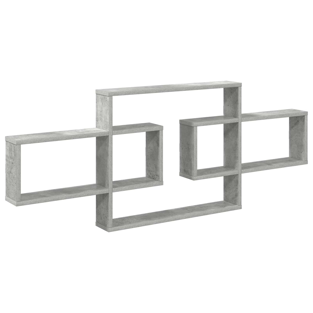 vidaXL Wandplank Wit 130 x 10 x 50 cm Bewerkt hout
