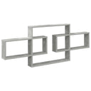 vidaXL Wandplank Wit 130 x 10 x 50 cm Bewerkt hout