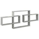 vidaXL Wandplank Wit 130 x 10 x 50 cm Bewerkt hout