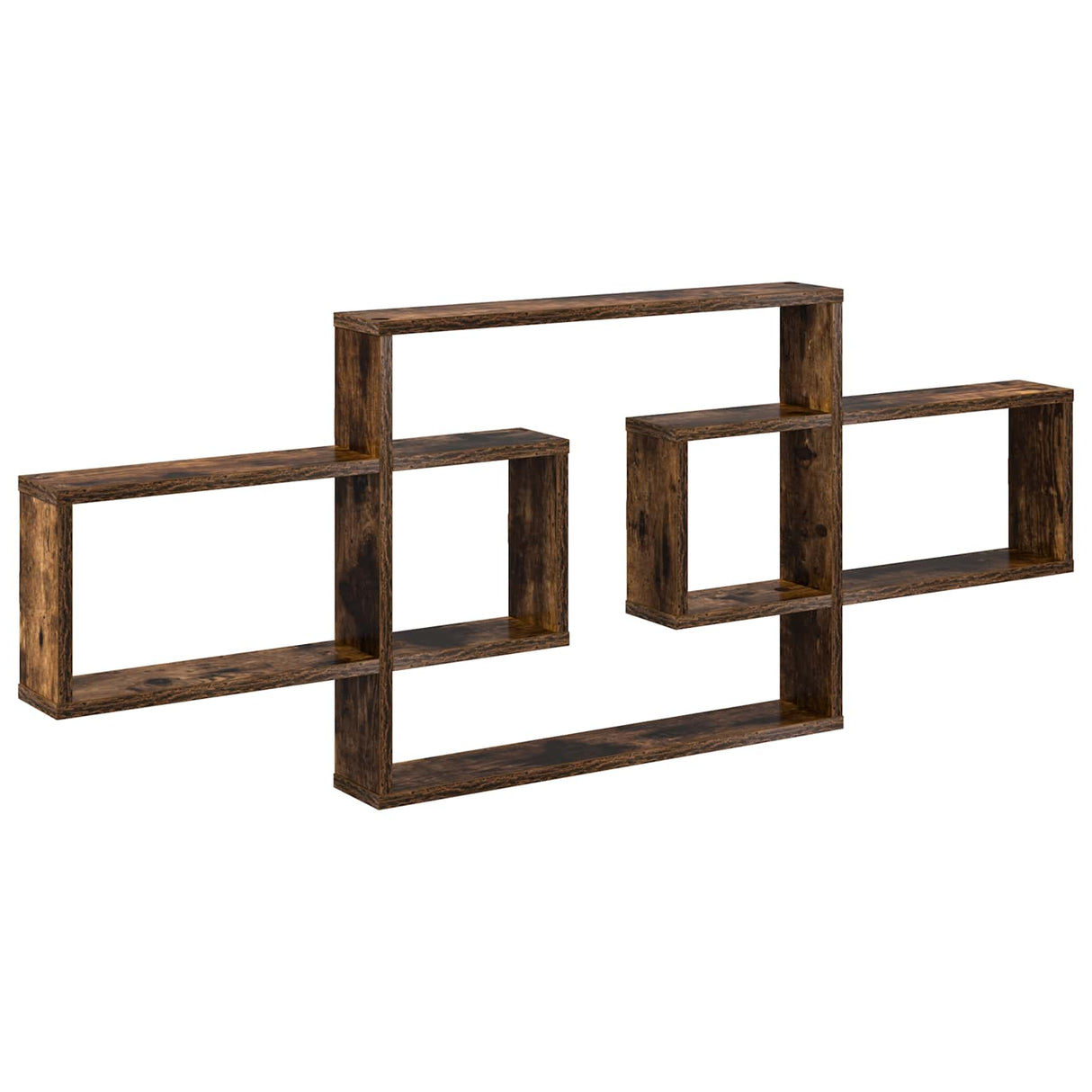 vidaXL Wandplank Wit 130 x 10 x 50 cm Bewerkt hout