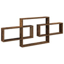 vidaXL Wandplank Wit 130 x 10 x 50 cm Bewerkt hout