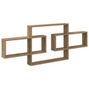 vidaXL Wandplank Wit 130 x 10 x 50 cm Bewerkt hout