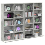 vidaXL CD Kast 2 st Sonoma Eiken 65 x 23,5 x 97,5 cm Bewerkt hout