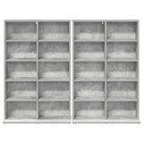 vidaXL CD Kast 2 st Sonoma Eiken 65 x 23,5 x 97,5 cm Bewerkt hout