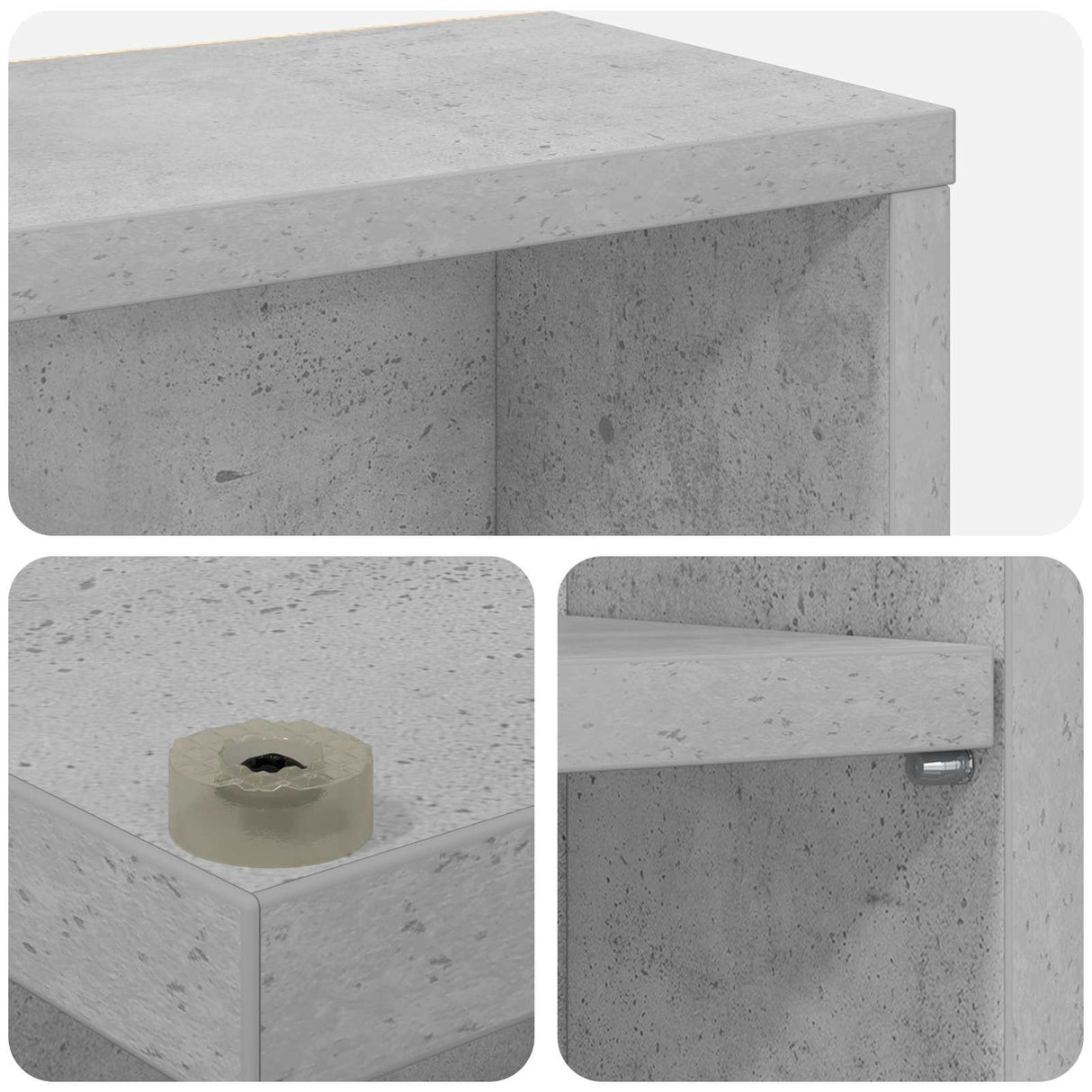 vidaXL CD Kast 2 st Sonoma Eiken 65 x 23,5 x 97,5 cm Bewerkt hout