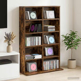 vidaXL CD Kast 2 st Sonoma Eiken 65 x 23,5 x 97,5 cm Bewerkt hout