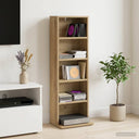 vidaXL CD Kast 2 st Sonoma Eiken 65 x 23,5 x 97,5 cm Bewerkt hout