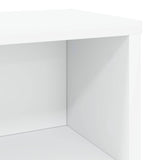 vidaXL CD Opslagrek 2 st Wit 40 x 17 x 17 cm Bewerkt hout