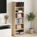 vidaXL CD Kast Wit 60 x 17 x 92 cm Bewerkt hout