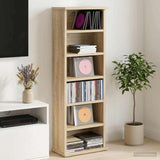 vidaXL CD Kast Wit 60 x 17 x 92 cm Bewerkt hout
