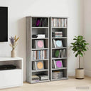 vidaXL CD Kast Wit 60 x 17 x 92 cm Bewerkt hout