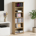vidaXL CD Kast Wit 60 x 17 x 92 cm Bewerkt hout