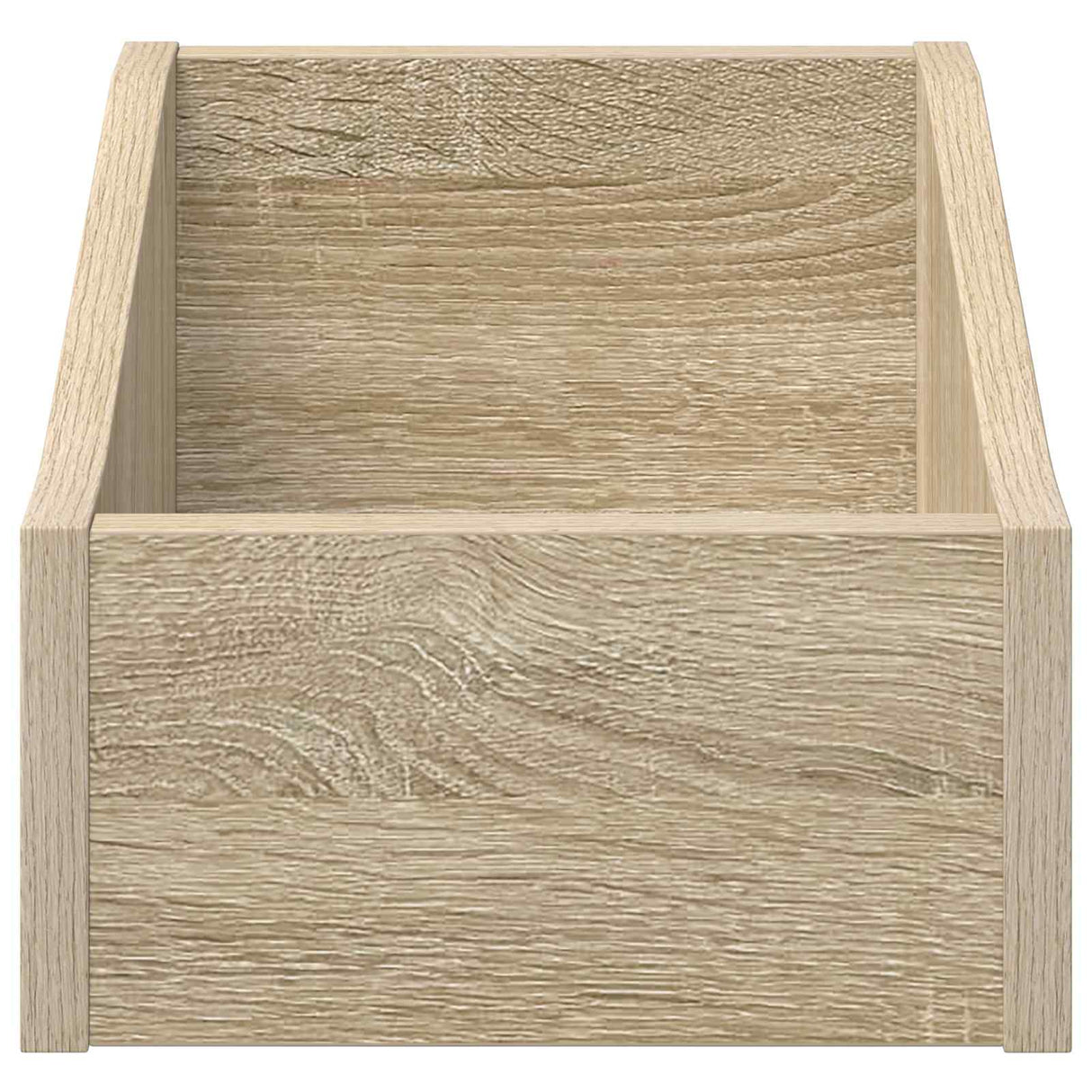 vidaXL LP Recorddoos 2 st Sonoma Eiken 23 x 33 x 16 cm Bewerkt hout