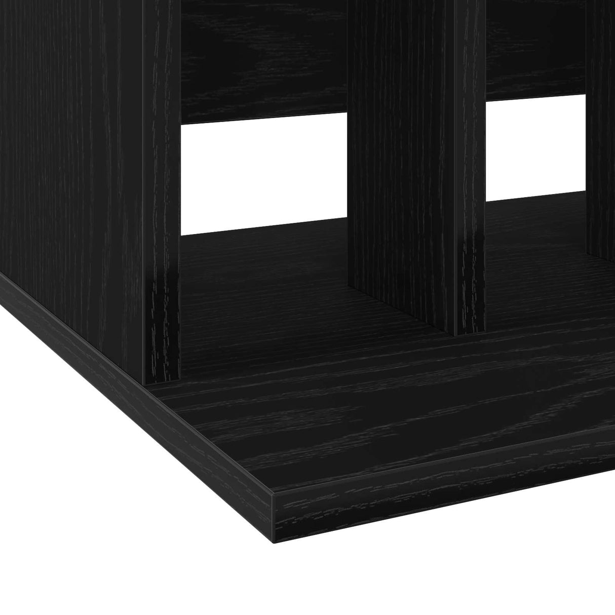 vidaXL Vinyl Platen Opslag Wit 42 x 33 x 36 cm Bewerkt hout