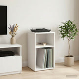 vidaXL Record Cabinet White 38 x 33 x 61 cm Engineered Wood