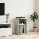 vidaXL Record Cabinet White 38 x 33 x 61 cm Engineered Wood