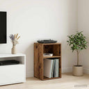 vidaXL Record Cabinet White 38 x 33 x 61 cm Engineered Wood