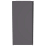 vidaXL Dressoir 120x35,5x75 cm bewerkt hout grijs