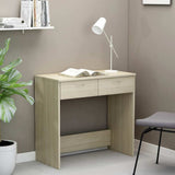 vidaXL Bureau 80x40x75 cm bewerkt hout wit
