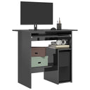 vidaXL Bureau 80x45x74 cm bewerkt hout wit